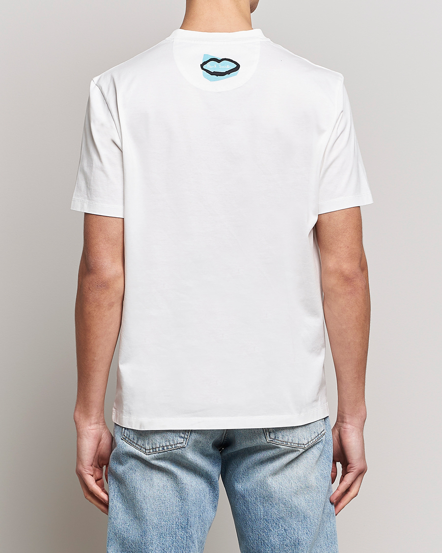 Herre | T-Shirts | Paul Smith | Cassis Print T-Shirt White