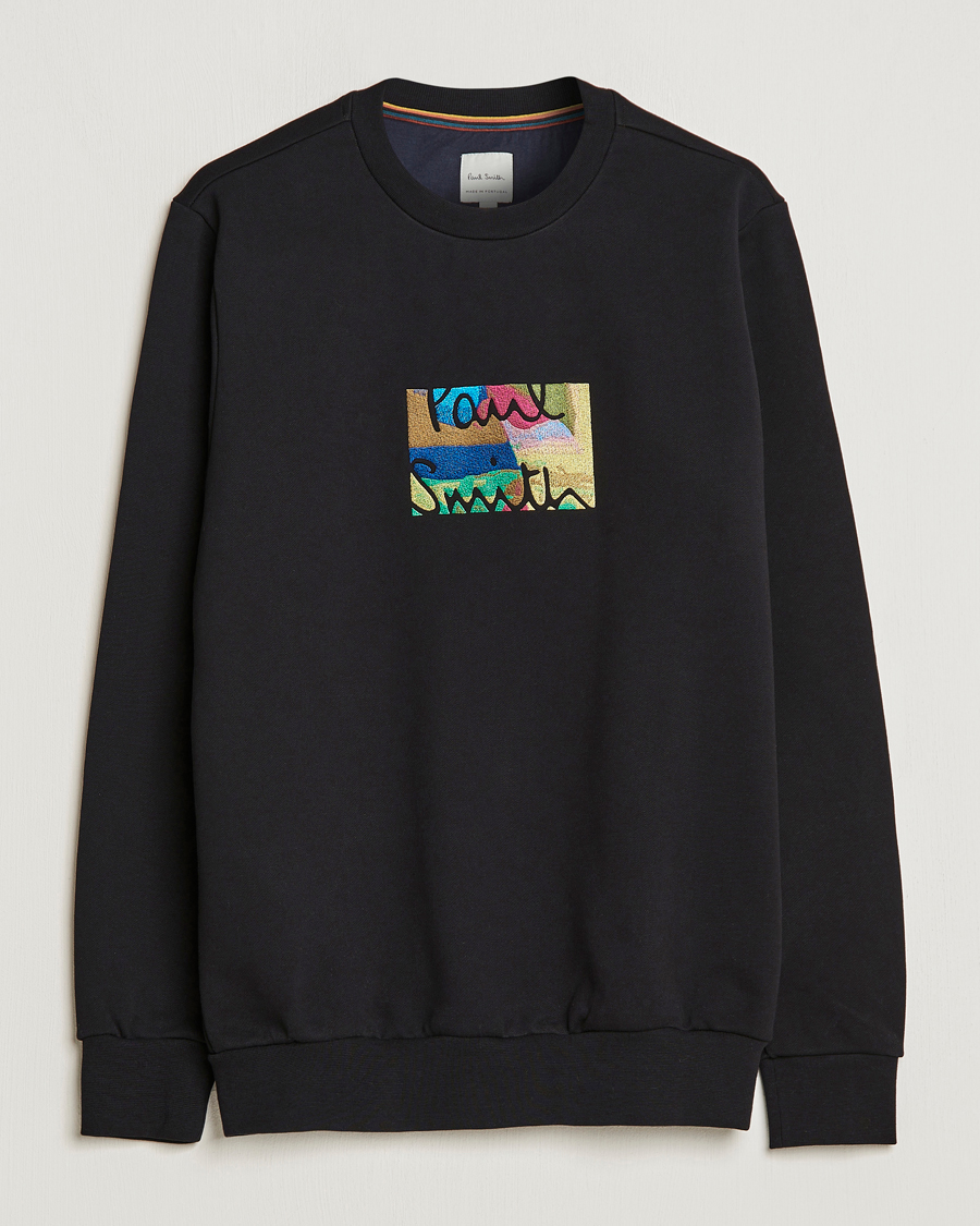 Herre | Trøjer | Paul Smith | Emroidered Sweatshirt Black