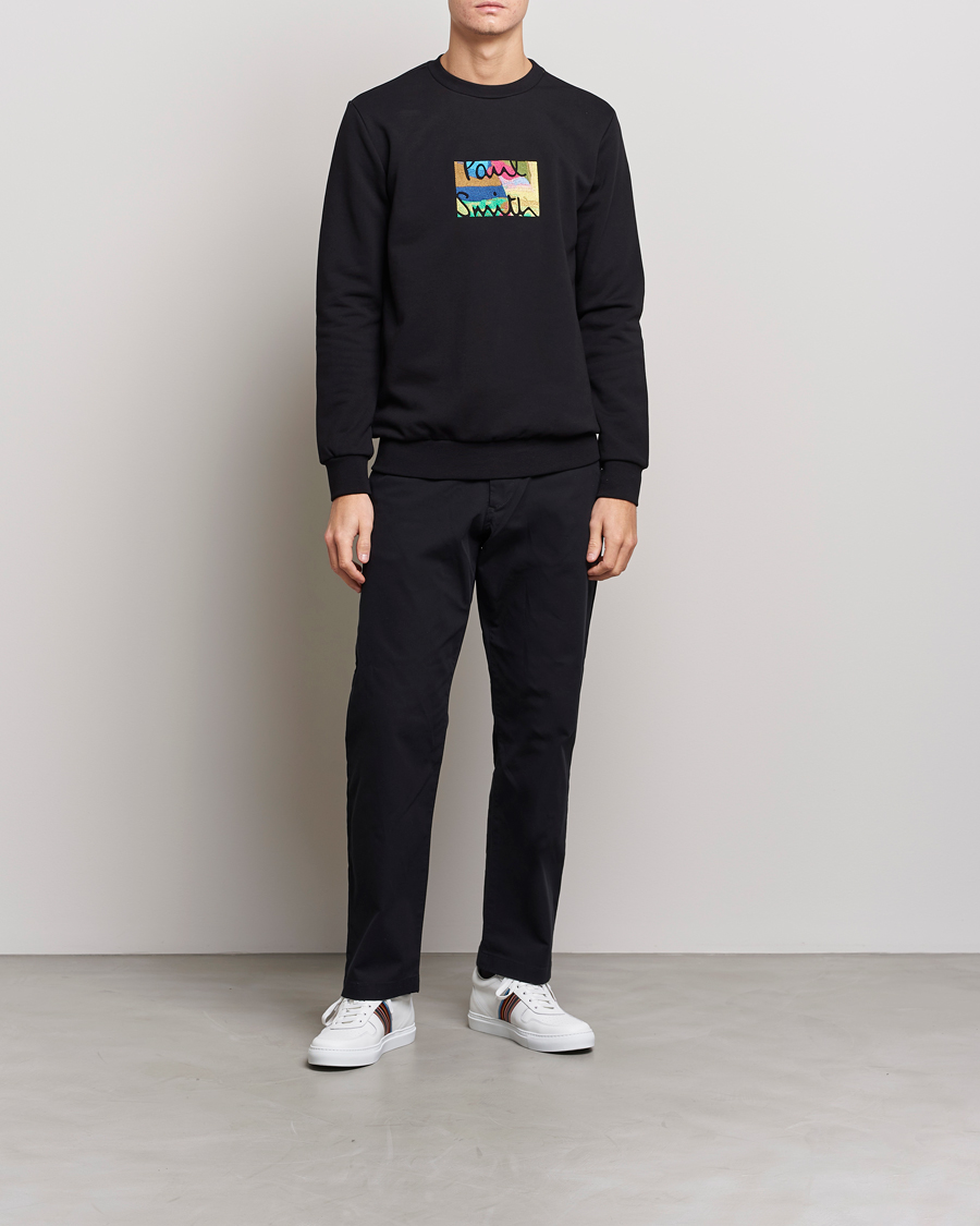 Herre | Trøjer | Paul Smith | Emroidered Sweatshirt Black
