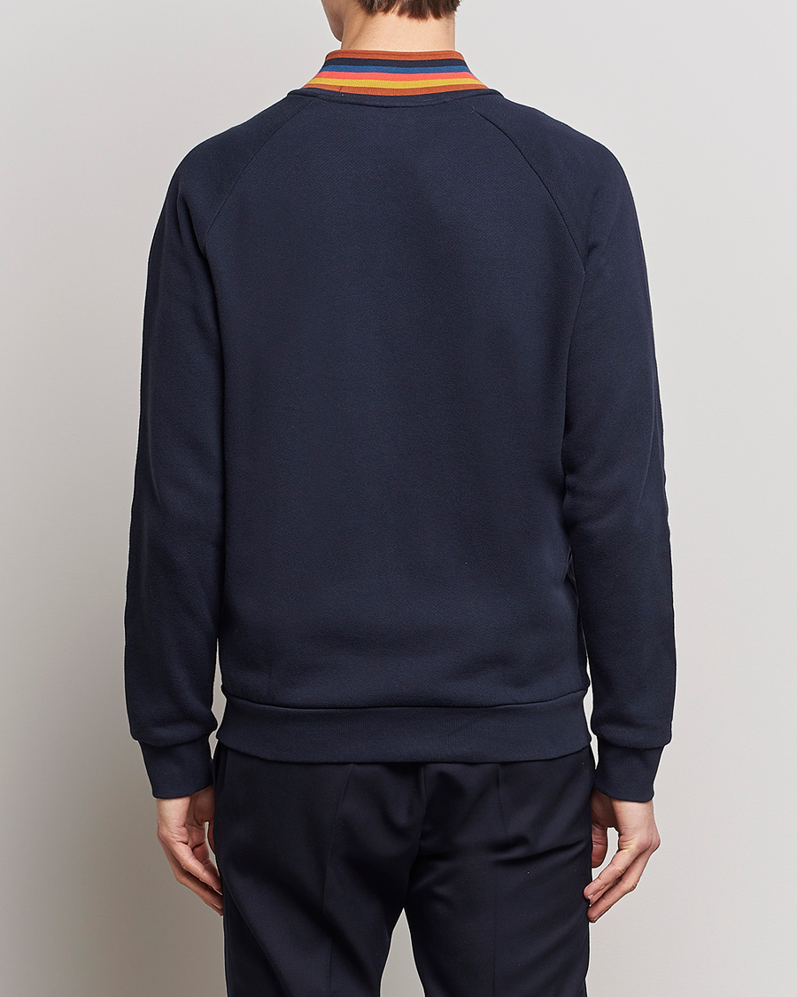Herre | Paul Smith Bright Stripe Sweat Full Zip Navy | Paul Smith | Bright Stripe Sweat Full Zip Navy