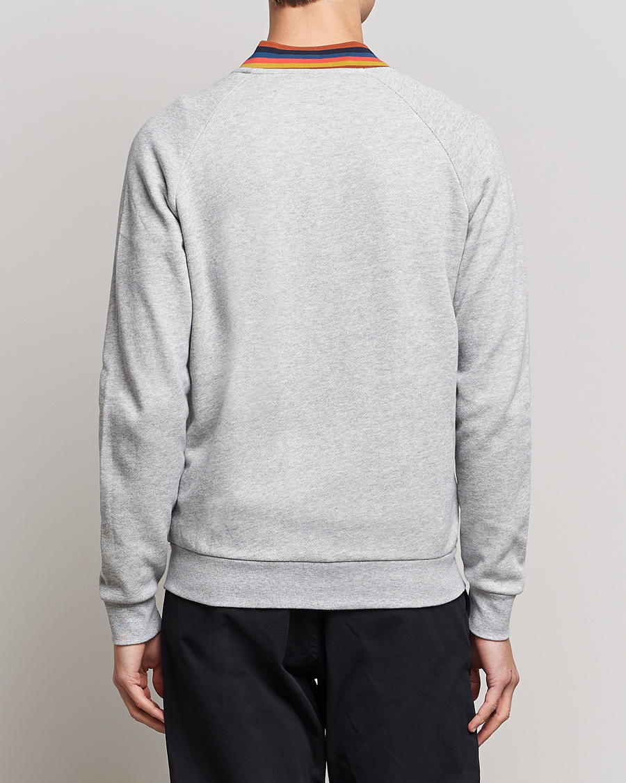Herre | Paul Smith Bright Stripe Sweat Full Zip Grey | Paul Smith | Bright Stripe Sweat Full Zip Grey