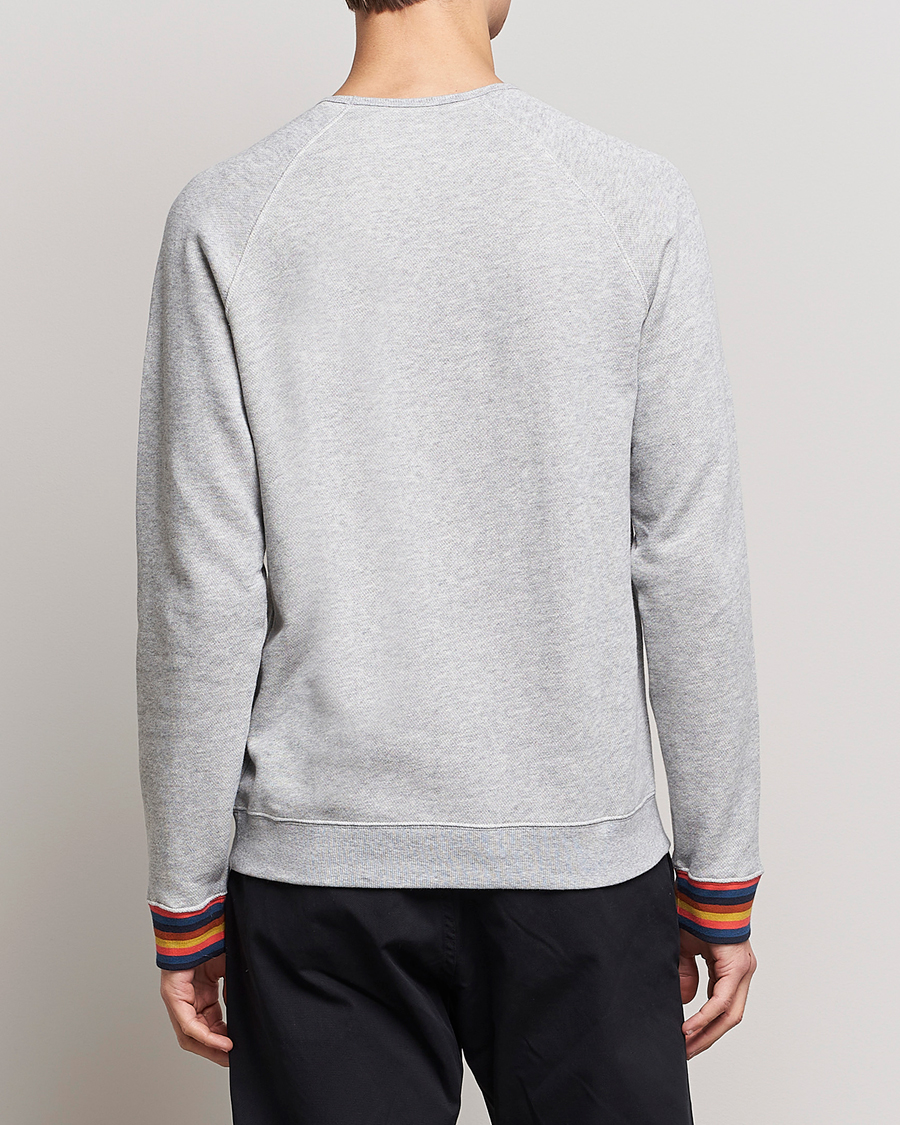 Herre | Paul Smith Bright Stripe Sweatshirt Grey | Paul Smith | Bright Stripe Sweatshirt Grey