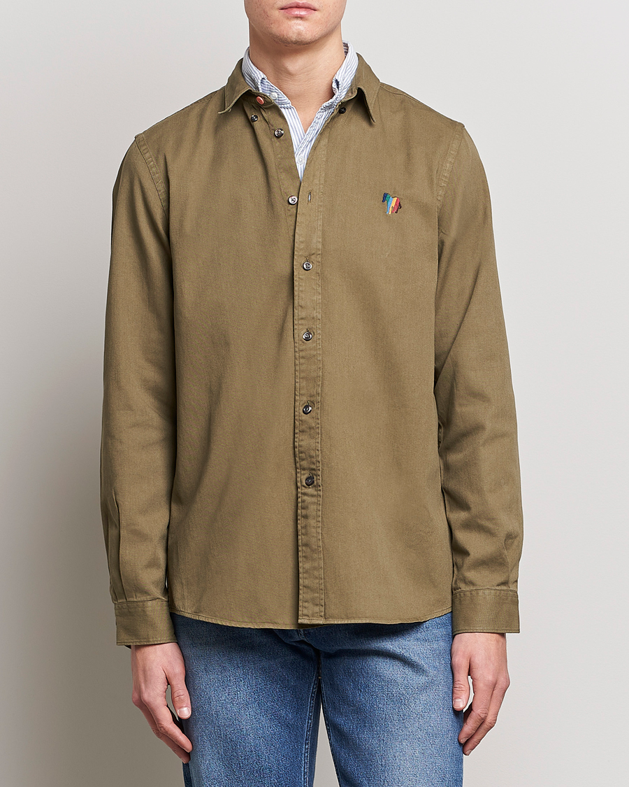 Herre | Skjorter | PS Paul Smith | Cotton Regular Fit Shirt Camo