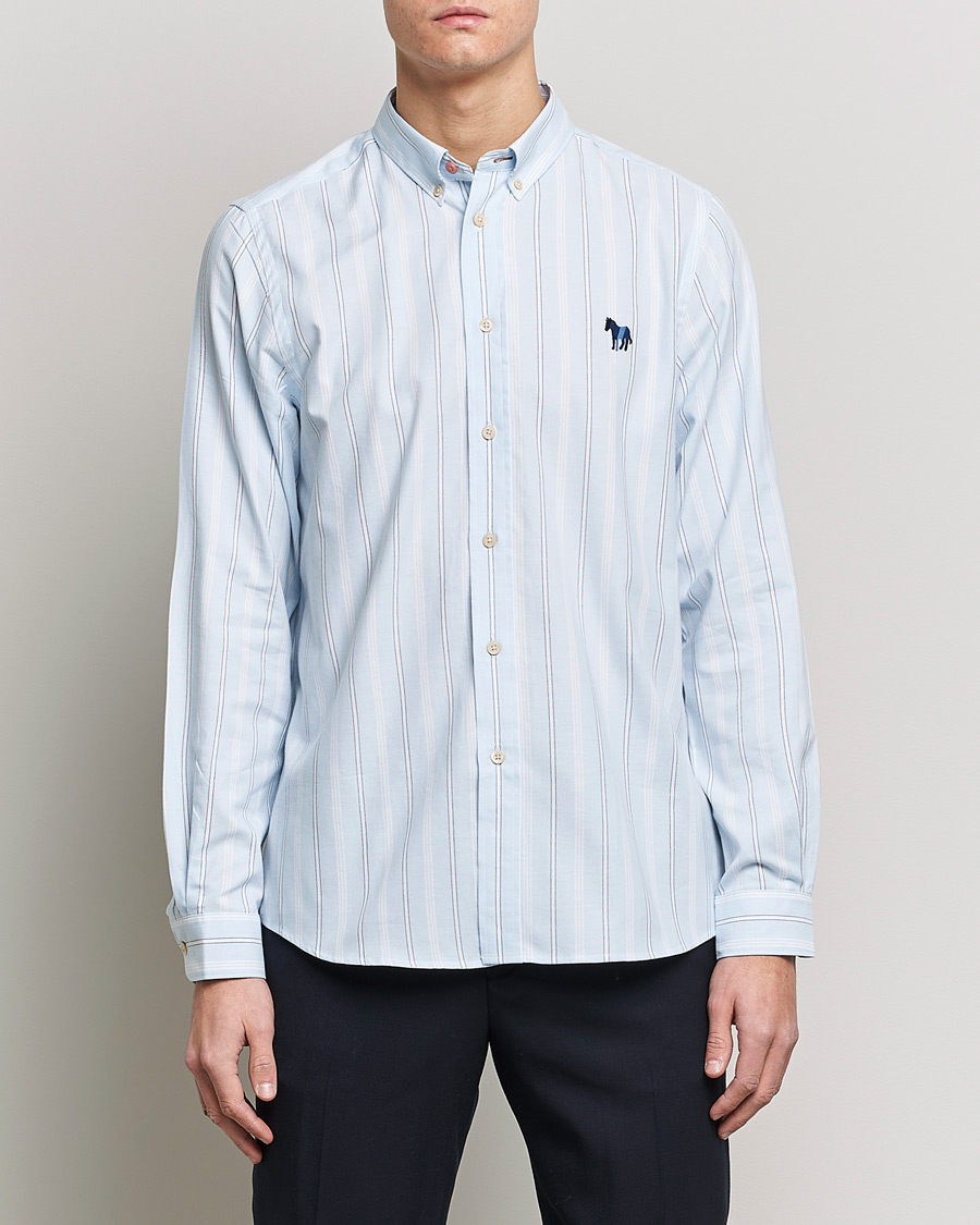 Herre |  | PS Paul Smith | Cotton Regular Fit Shirt Blue
