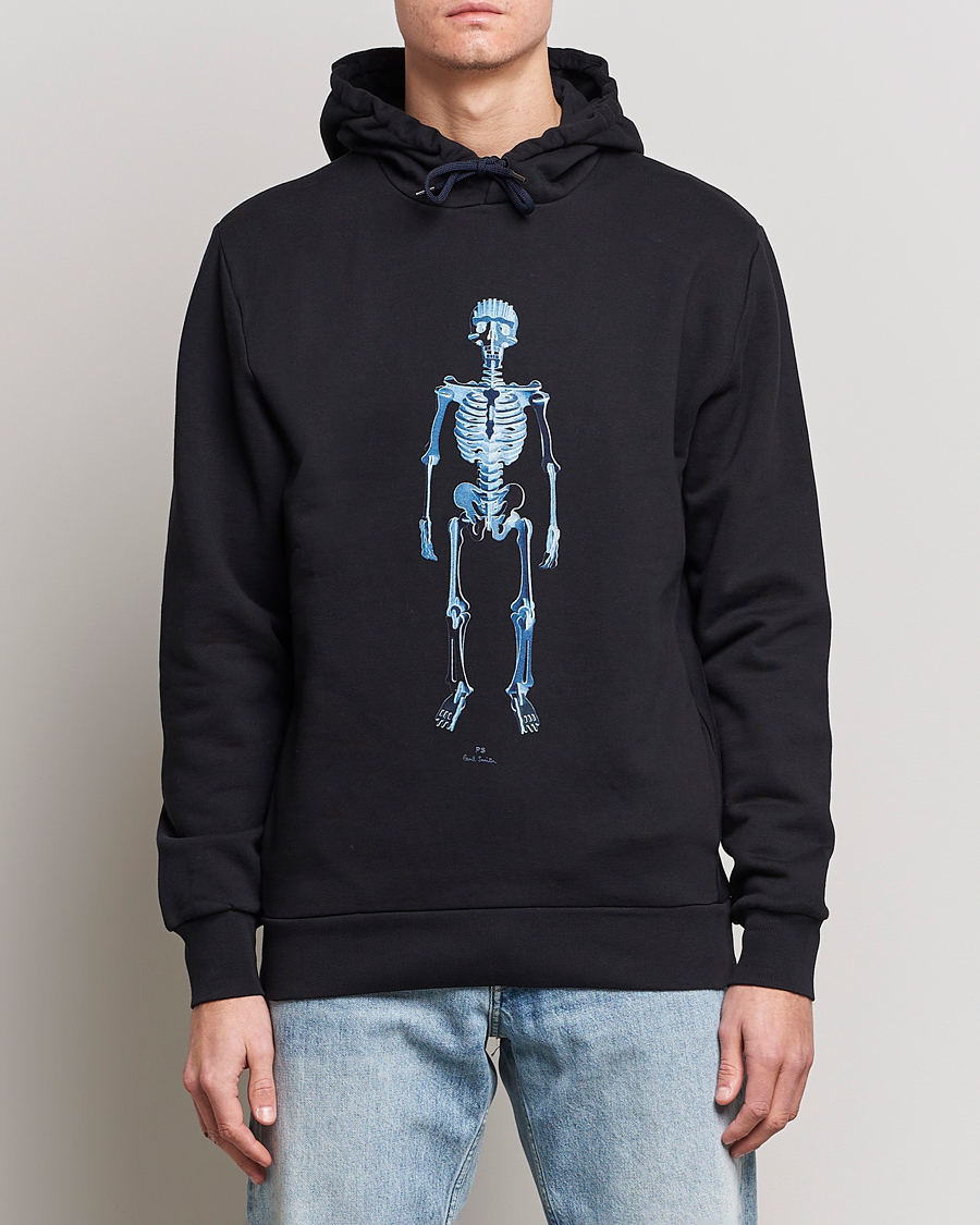 Herre | Trøjer | PS Paul Smith | Skeleton Organic Cotton Hoodie Black