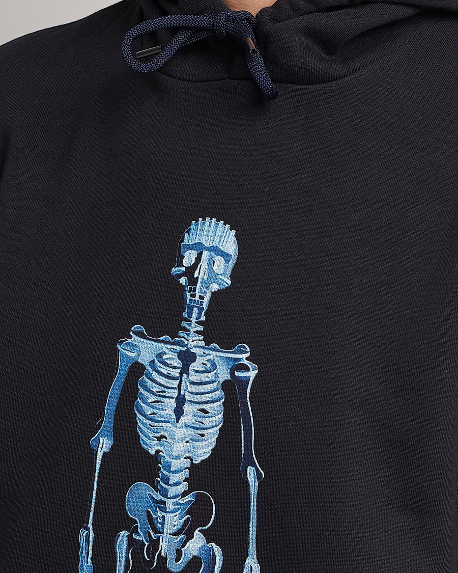 Herre | Trøjer | PS Paul Smith | Skeleton Organic Cotton Hoodie Black