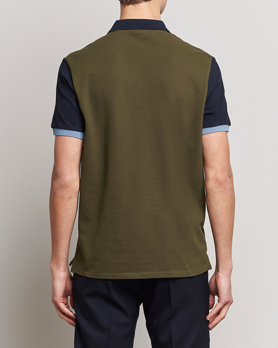 Herre | Polotrøjer | PS Paul Smith | Organic Cotton Pique Green/Navy