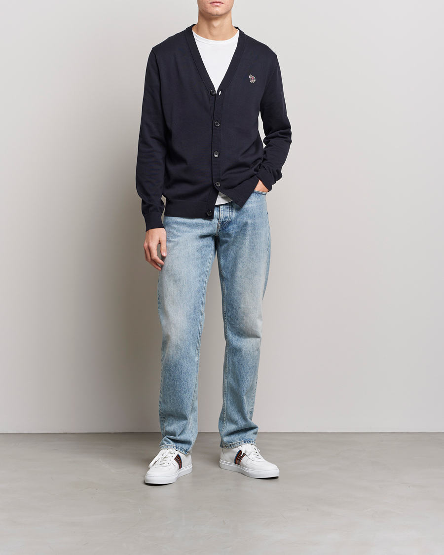 Herre | Trøjer | PS Paul Smith | Zebra Cardigan Navy