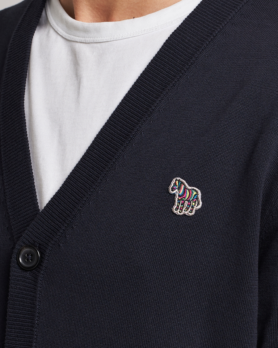 Herre | Trøjer | PS Paul Smith | Zebra Cardigan Navy