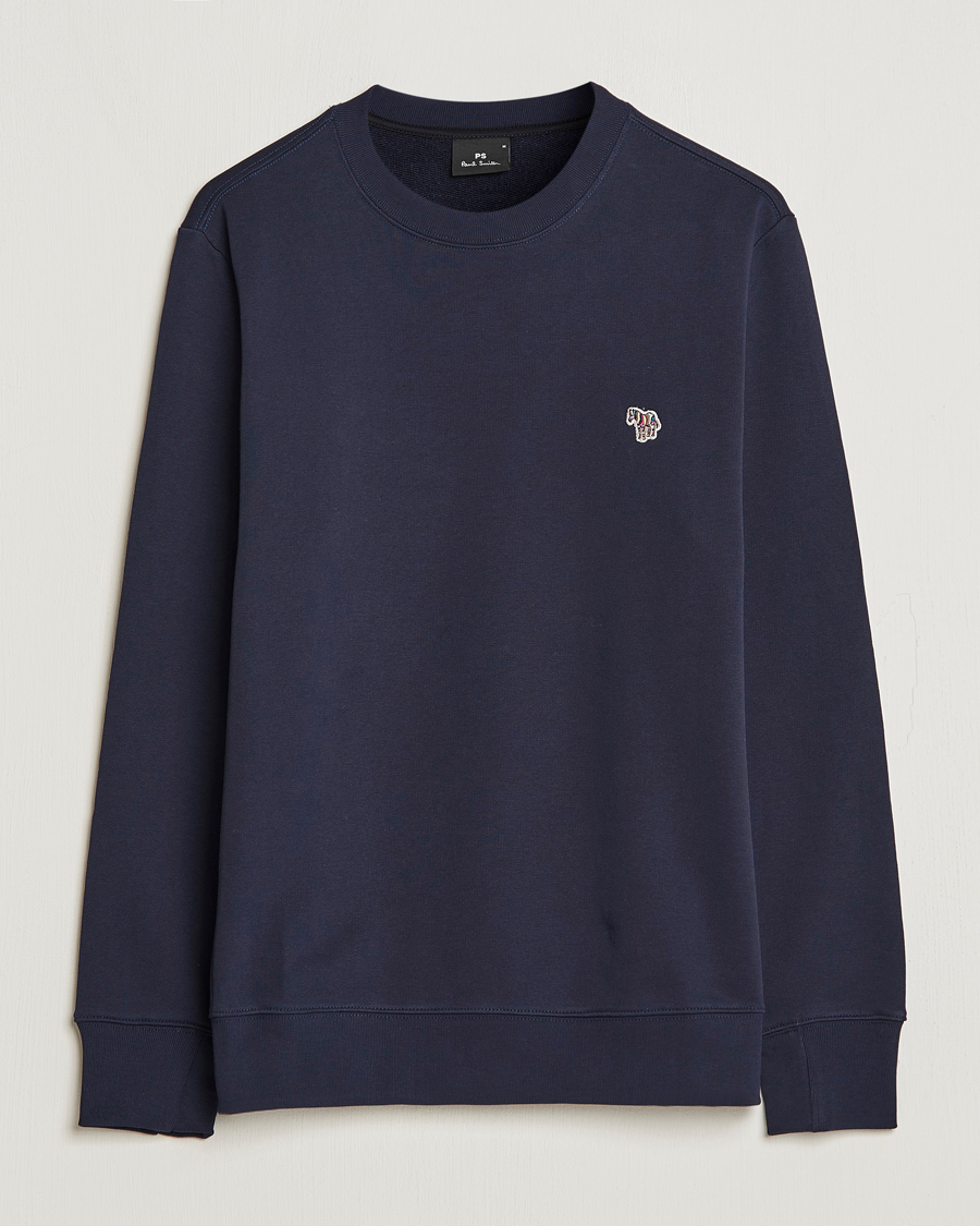 Herre | Trøjer | PS Paul Smith | Zebra Organic Cotton Sweatshirt Navy