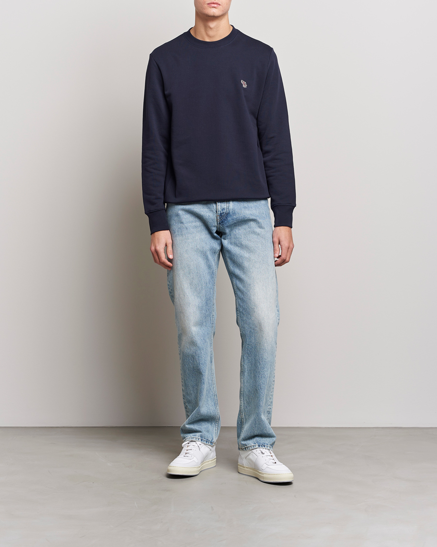 Herre | Trøjer | PS Paul Smith | Zebra Organic Cotton Sweatshirt Navy