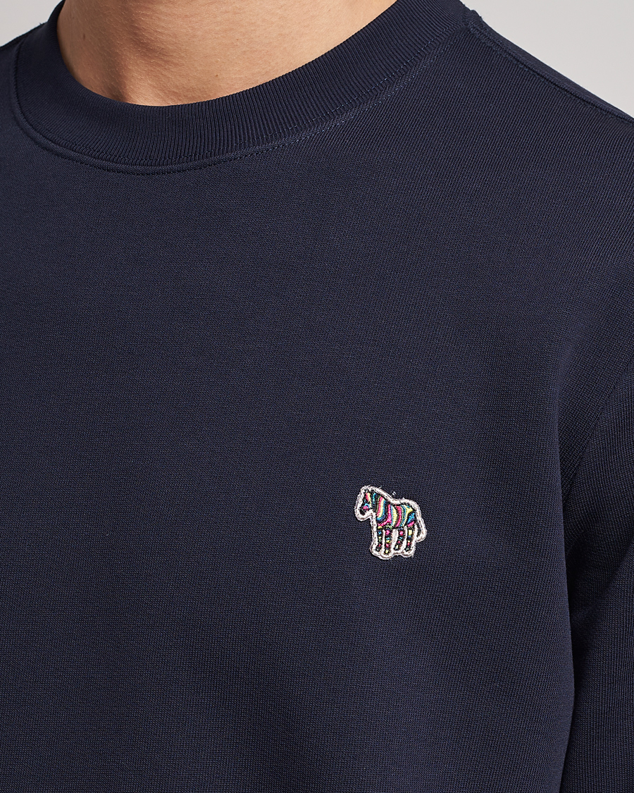 Herre | Trøjer | PS Paul Smith | Zebra Organic Cotton Sweatshirt Navy