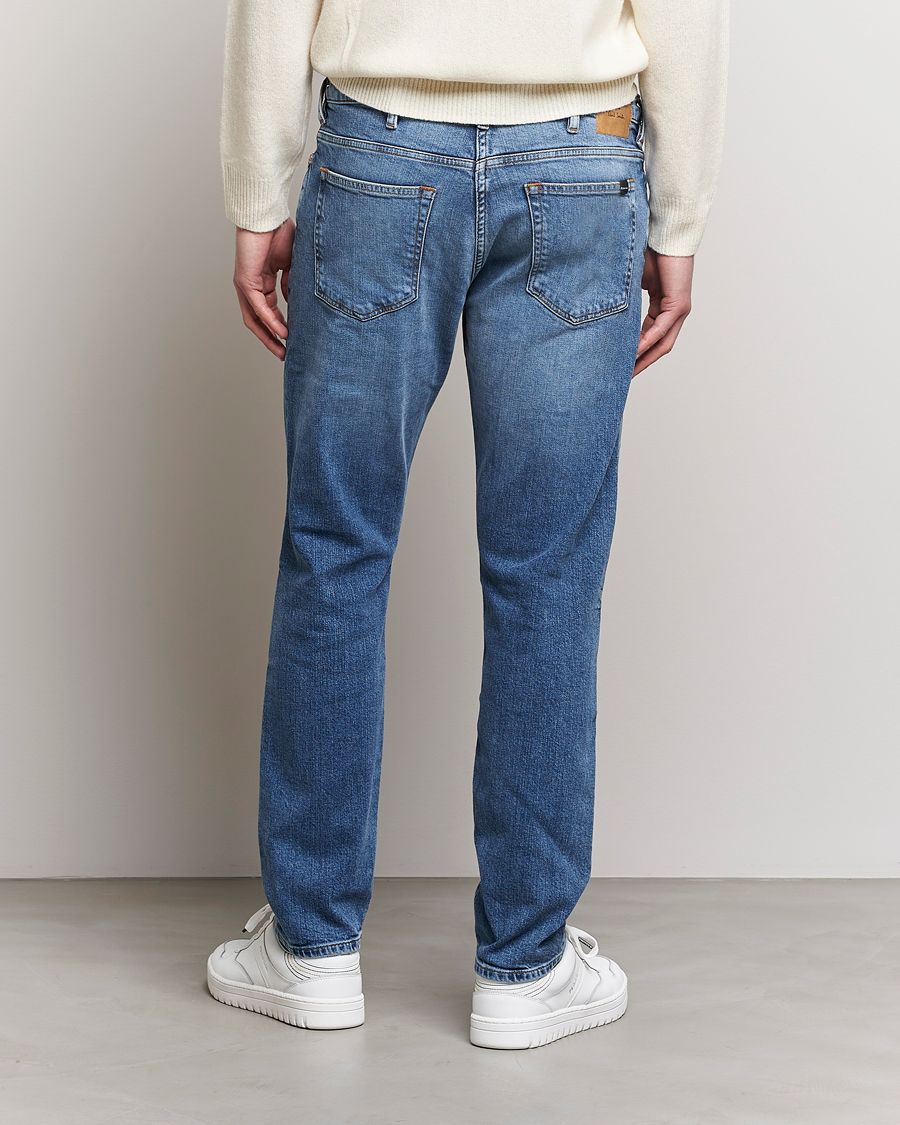 Herre | Jeans | PS Paul Smith | Taped Fit Organic Cotton Jeans Mid Blue