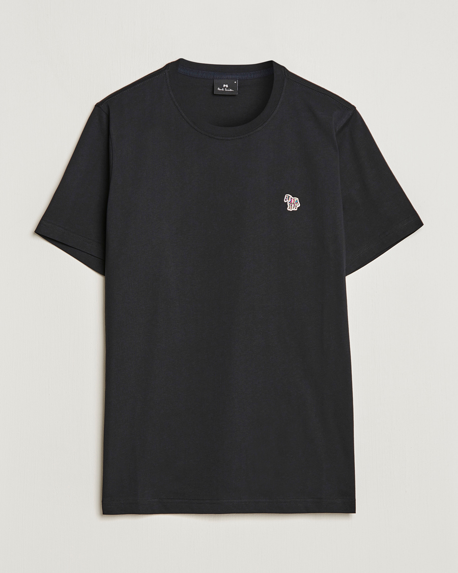 Herre | Sorte t-shirts | PS Paul Smith | Classic Organic Cotton Zebra T-Shirt Black