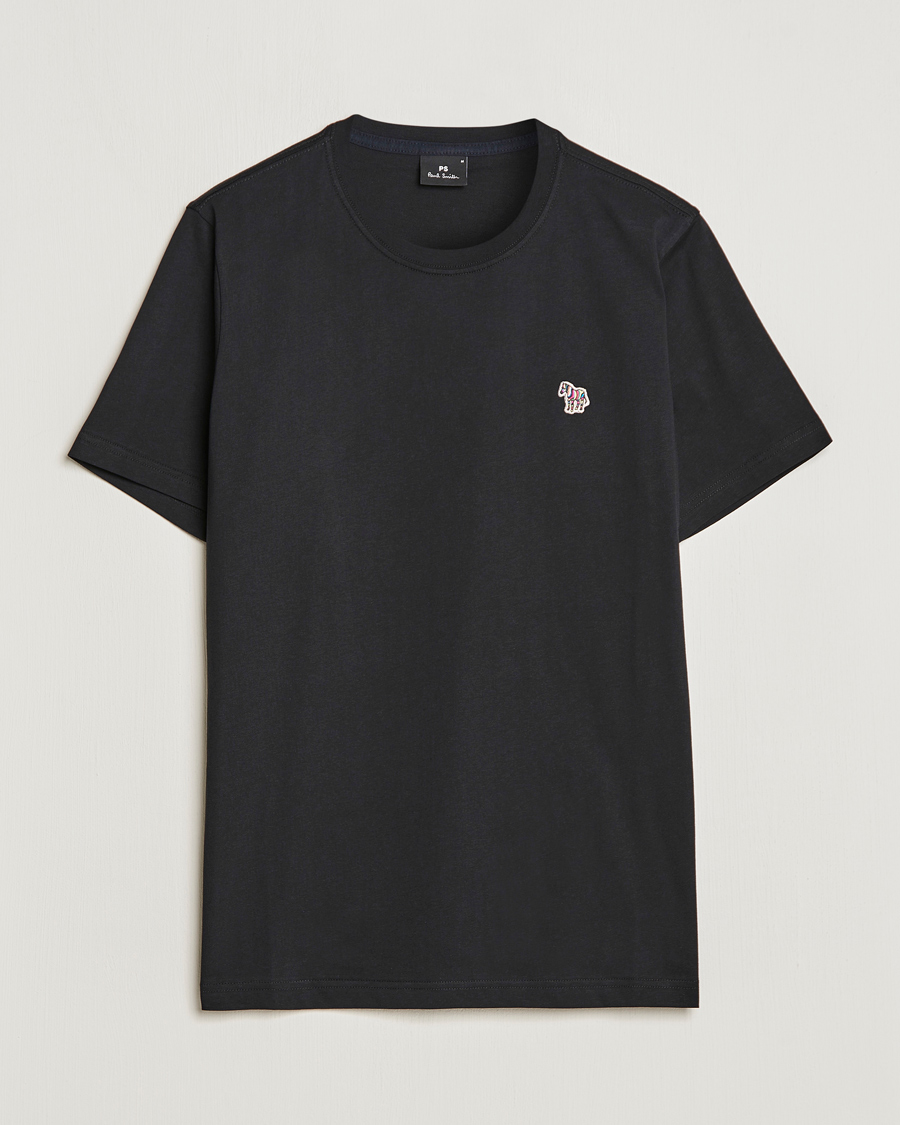 Men |  | PS Paul Smith | Classic Organic Cotton Zebra T-Shirt Black