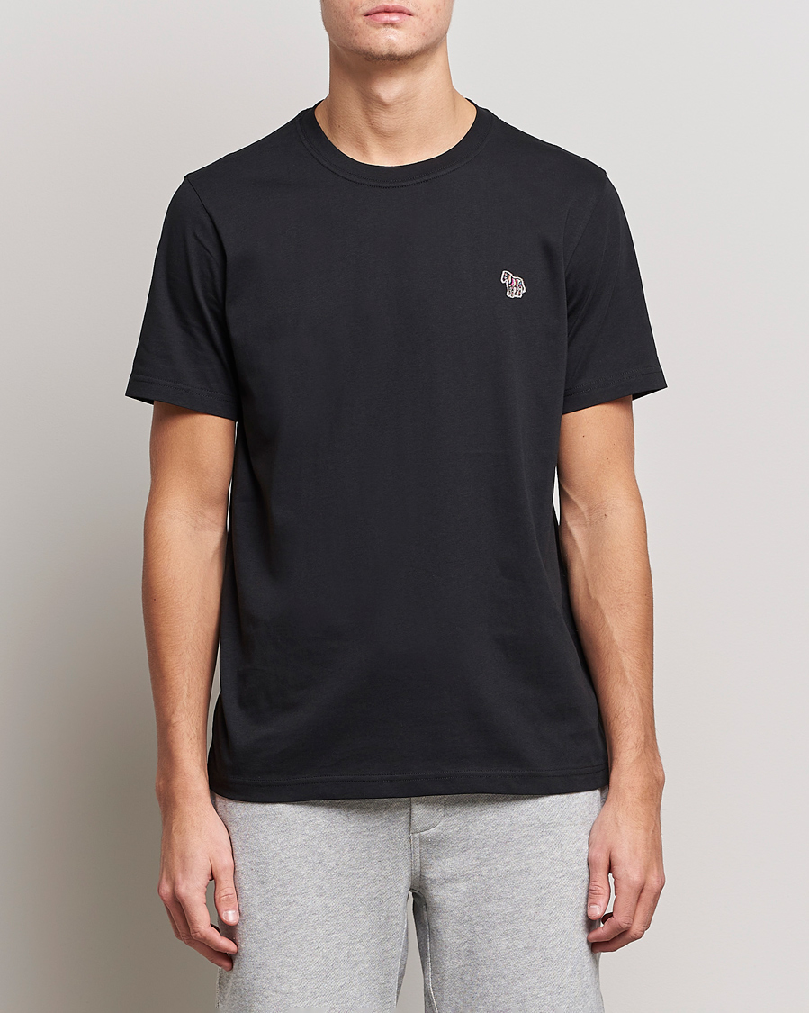 Herre | Kortærmede t-shirts | PS Paul Smith | Classic Organic Cotton Zebra T-Shirt Black