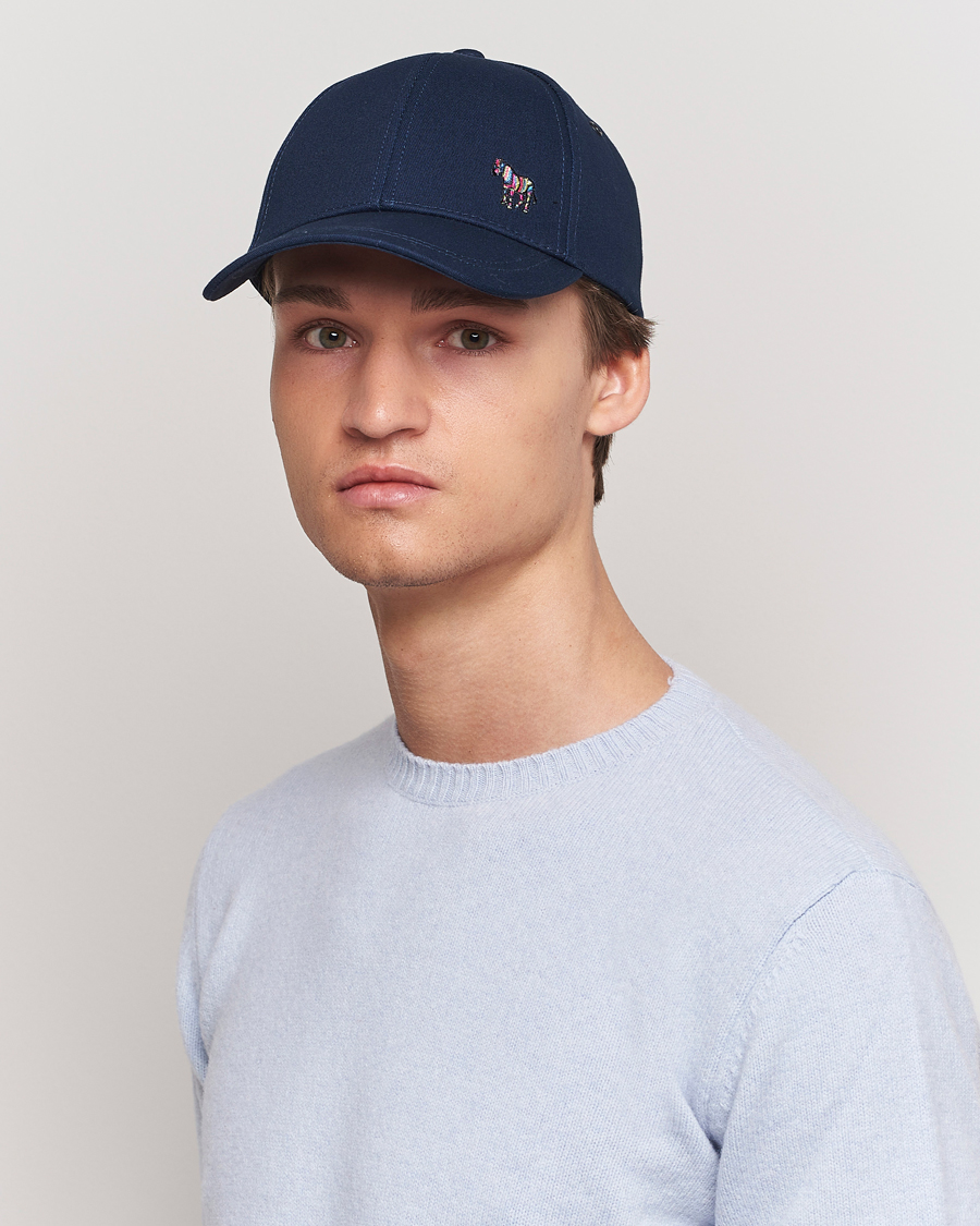 Herre | PS Paul Smith Baseball Zebra Cap Navy | PS Paul Smith | Baseball Zebra Cap Navy