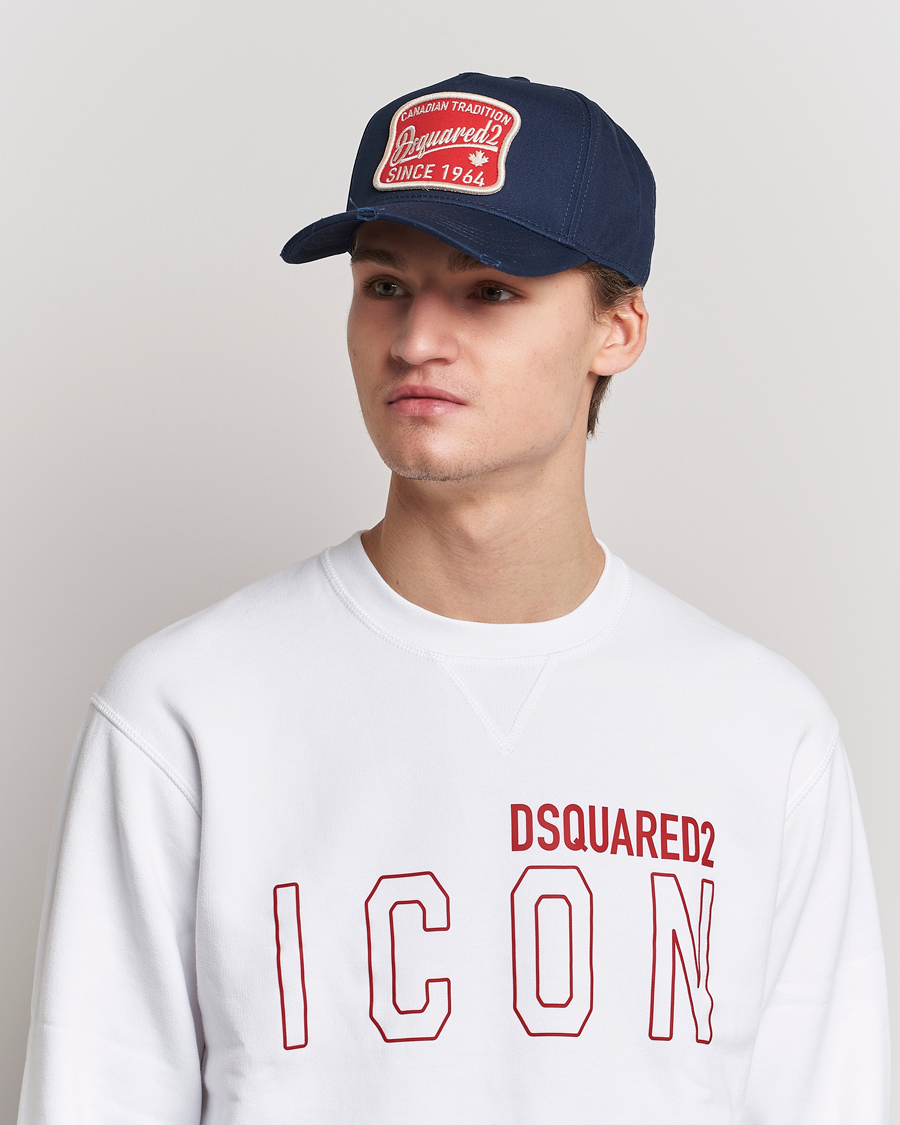 Herre | Dsquared2 Canadian Tradition Baseball Cap Navy | Dsquared2 | Canadian Tradition Baseball Cap Navy