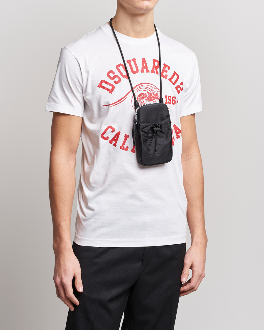 Herre | Dsquared2 | Dsquared2 | Ripstop Phone Neck Pouch Black
