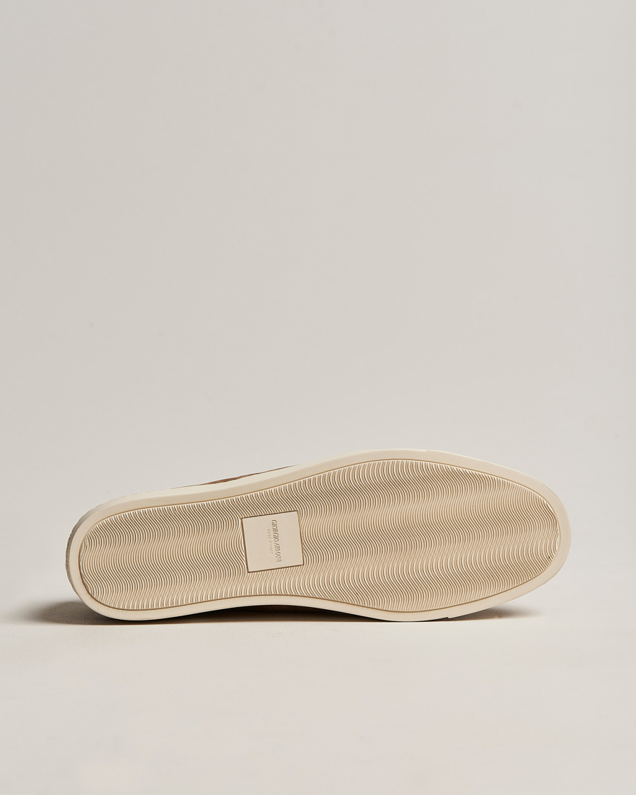 Herre | Giorgio Armani Suede Casual Shoe Brown | Giorgio Armani | Suede Casual Shoe Brown