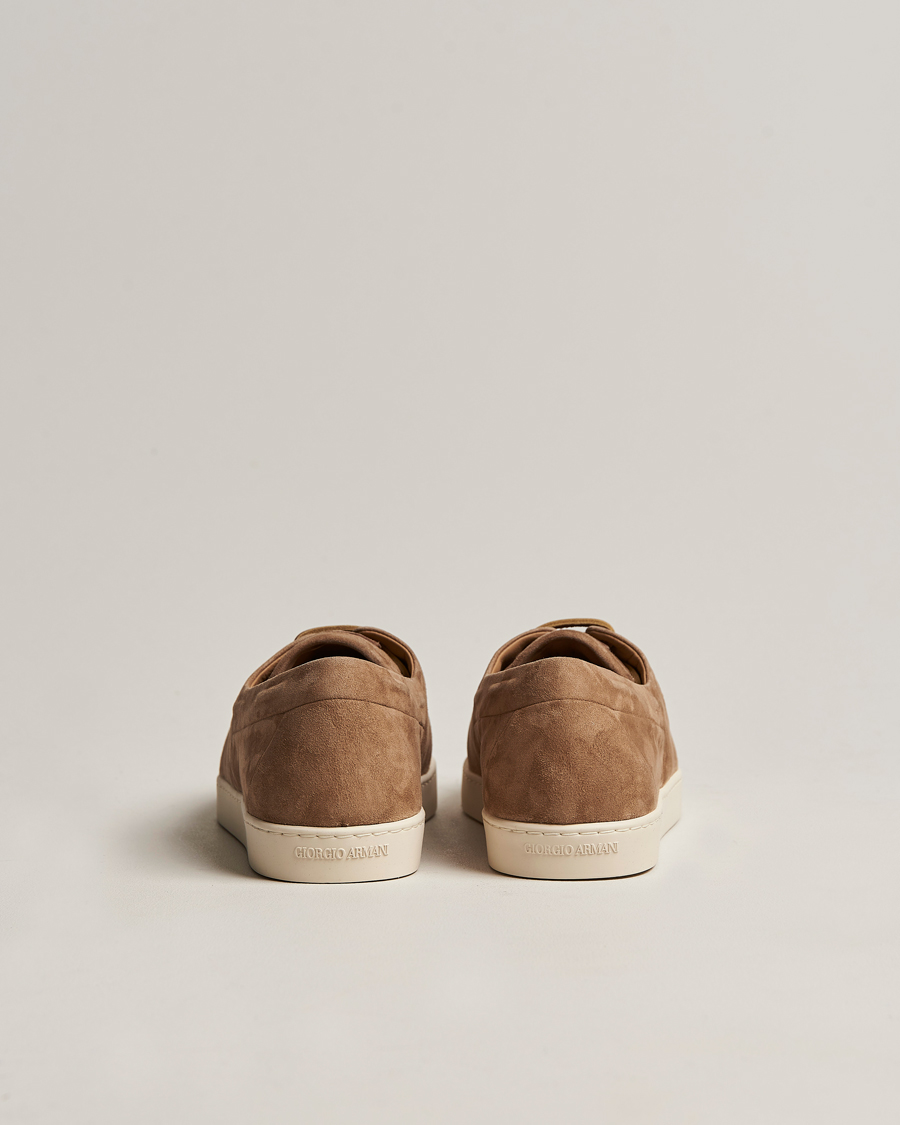 Herre | Giorgio Armani Suede Casual Shoe Brown | Giorgio Armani | Suede Casual Shoe Brown