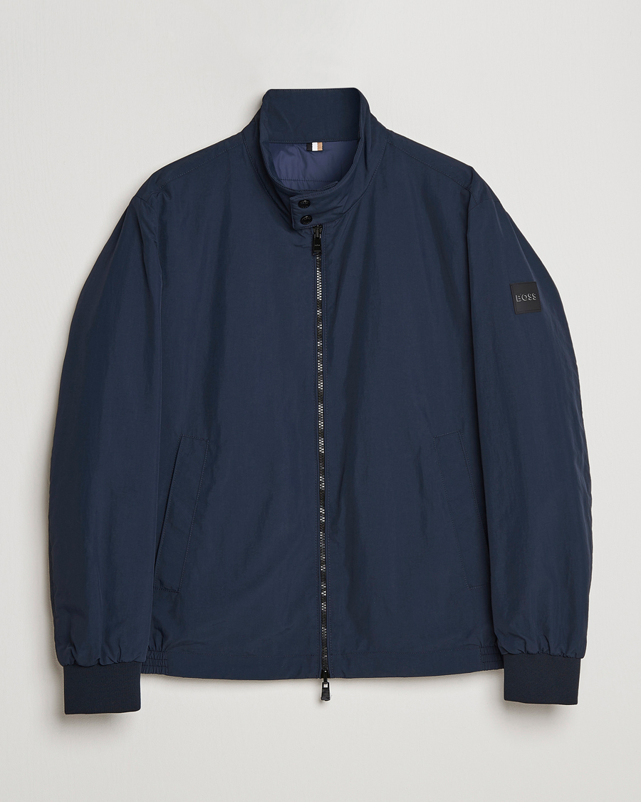 Herre | Jakker | BOSS BLACK | Coshua Hybrid Down Jacket Dark Blue