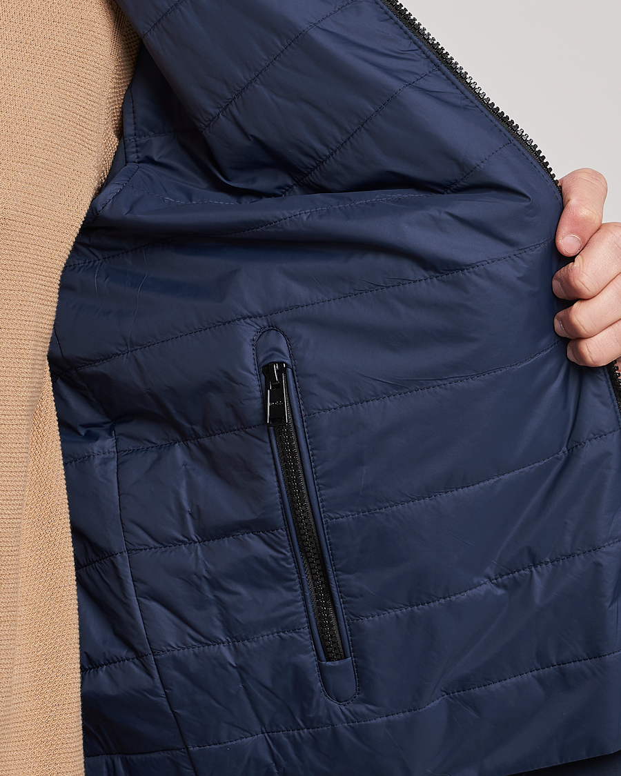 Herre | Jakker | BOSS BLACK | Coshua Hybrid Down Jacket Dark Blue