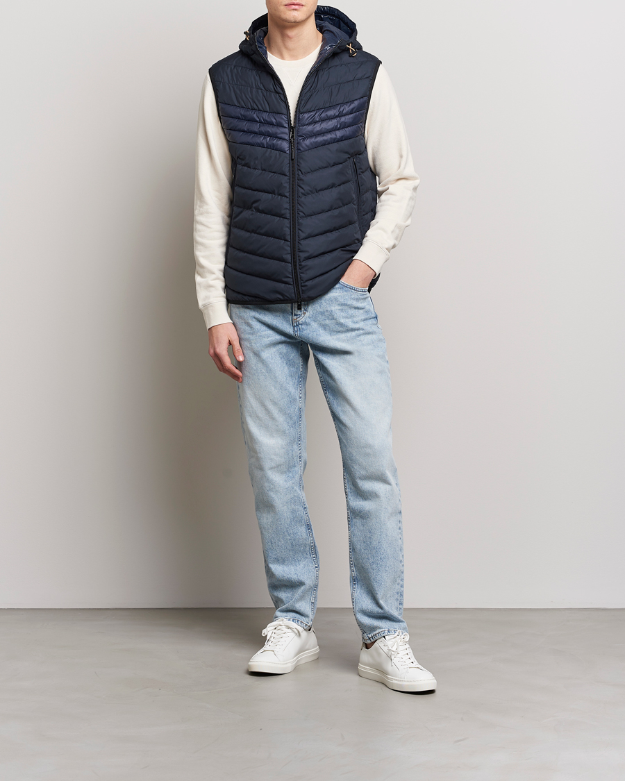 Herre | Veste | BOSS BLACK | Coviltra Down Hooded Vest Dark Blue
