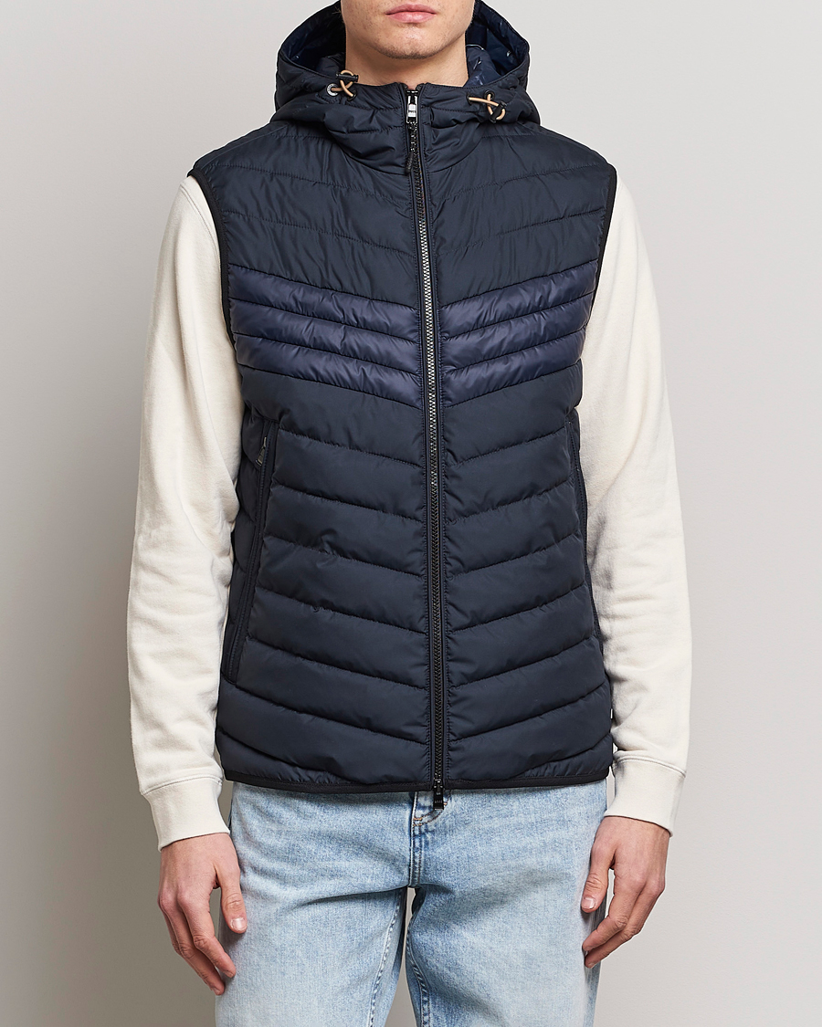 Herre | Veste | BOSS BLACK | Coviltra Down Hooded Vest Dark Blue