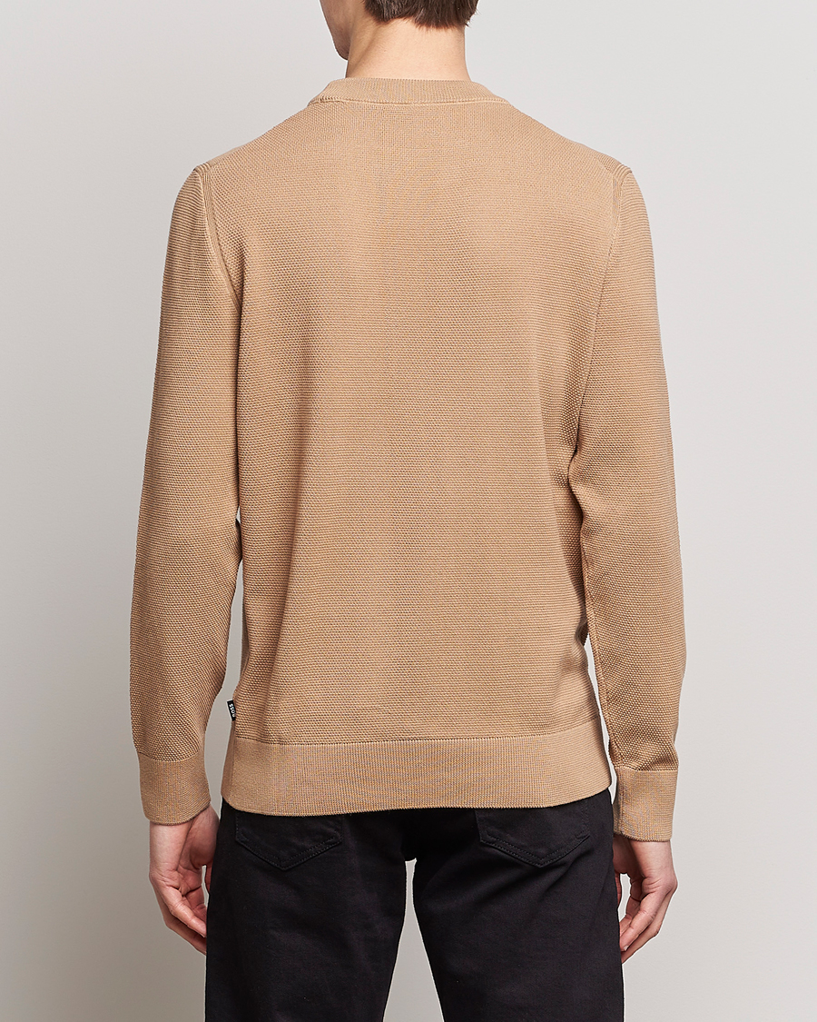 Herre | Trøjer | BOSS BLACK | Ecaio Knitted Sweater Medium Beige