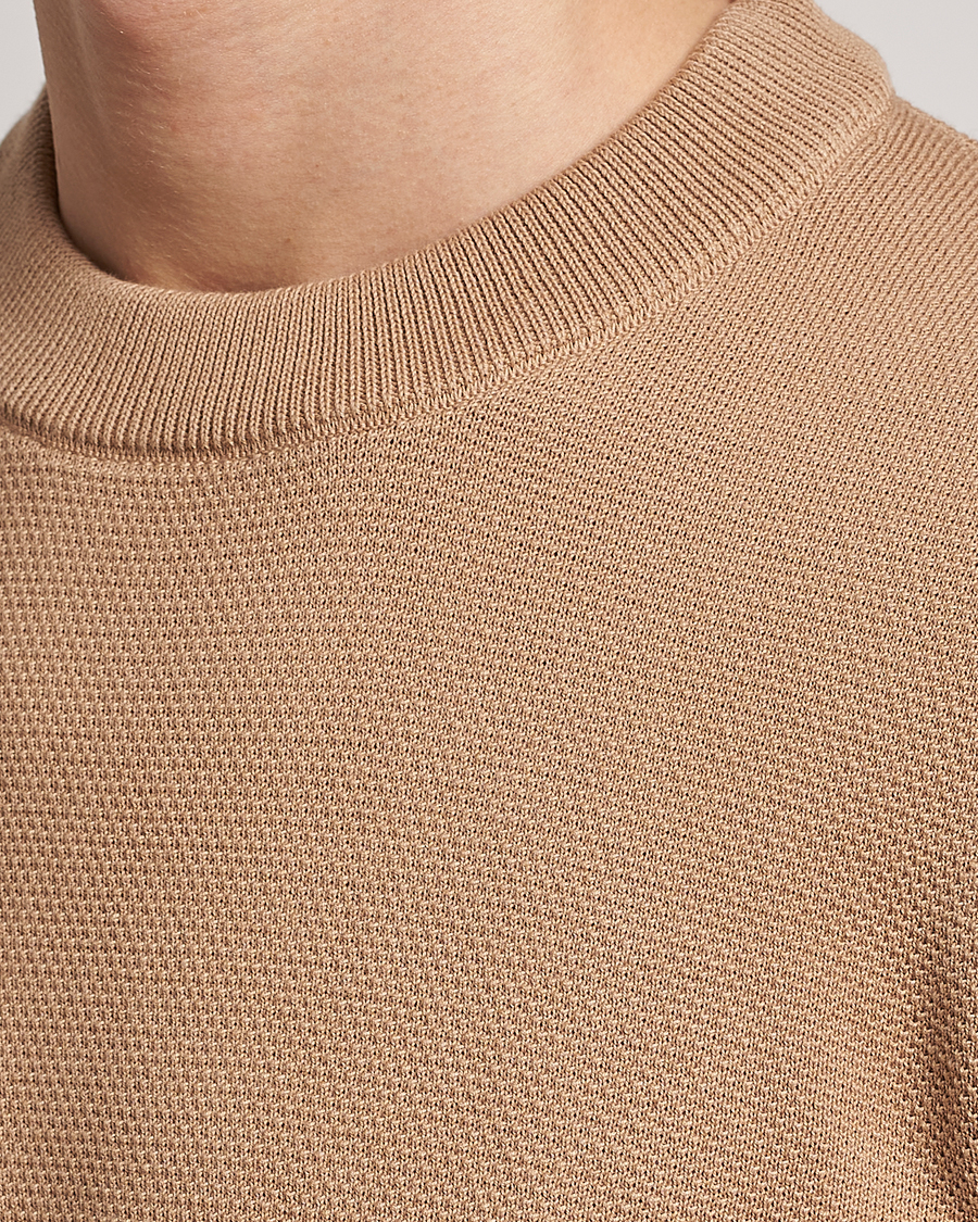 Herre | Trøjer | BOSS BLACK | Ecaio Knitted Sweater Medium Beige