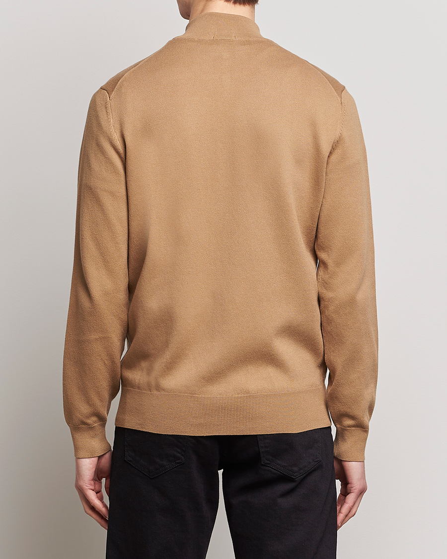 Herre | Trøjer | BOSS BLACK | Palano Knitted Full-Zip Medium Beige