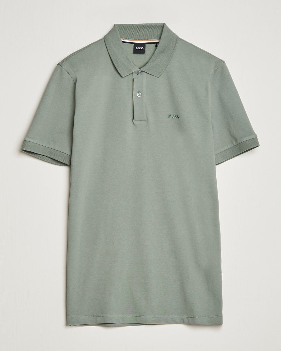 Herre | Polotrøjer | BOSS BLACK | Pallas Polo Open Green