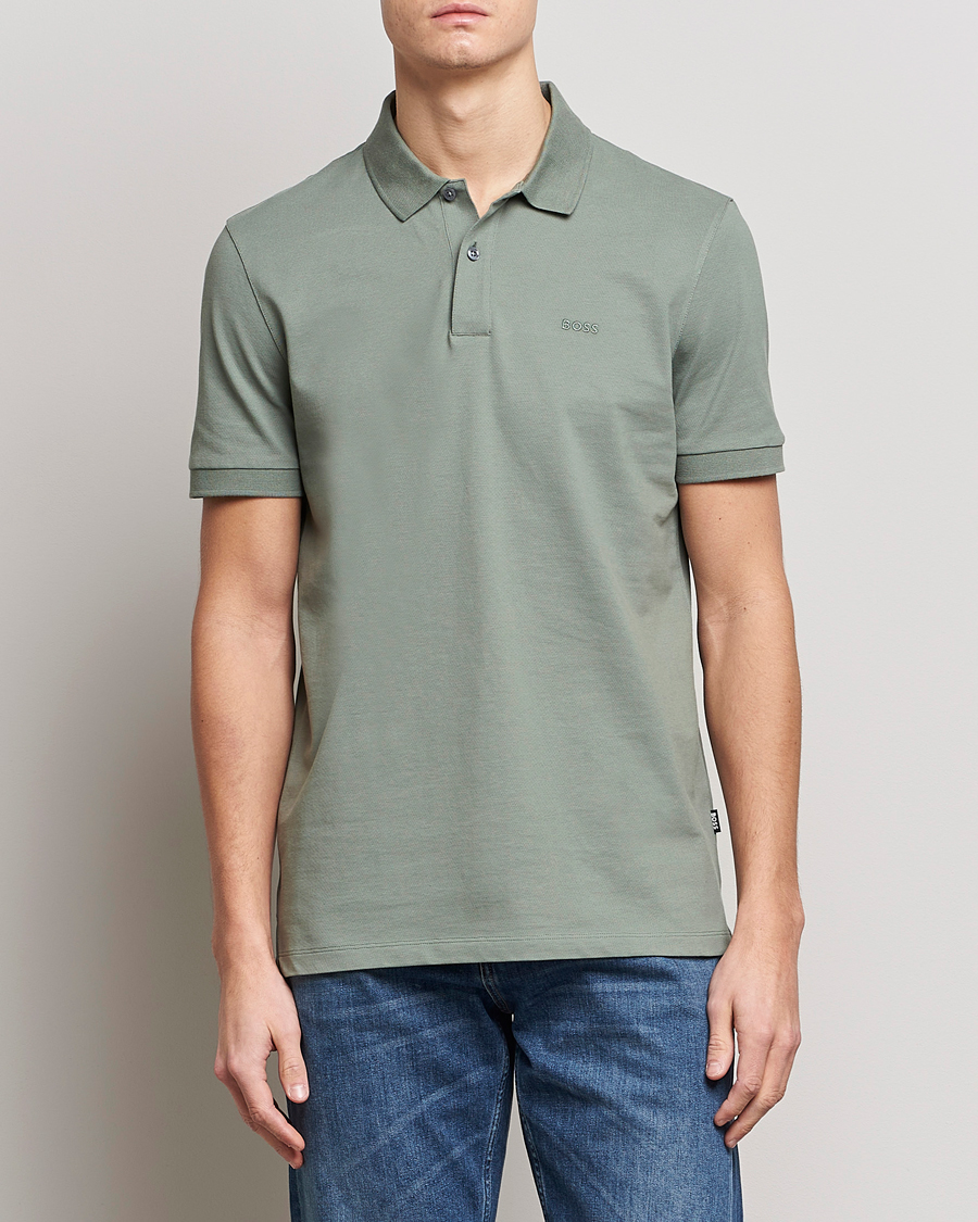 Herre | Polotrøjer | BOSS BLACK | Pallas Polo Open Green