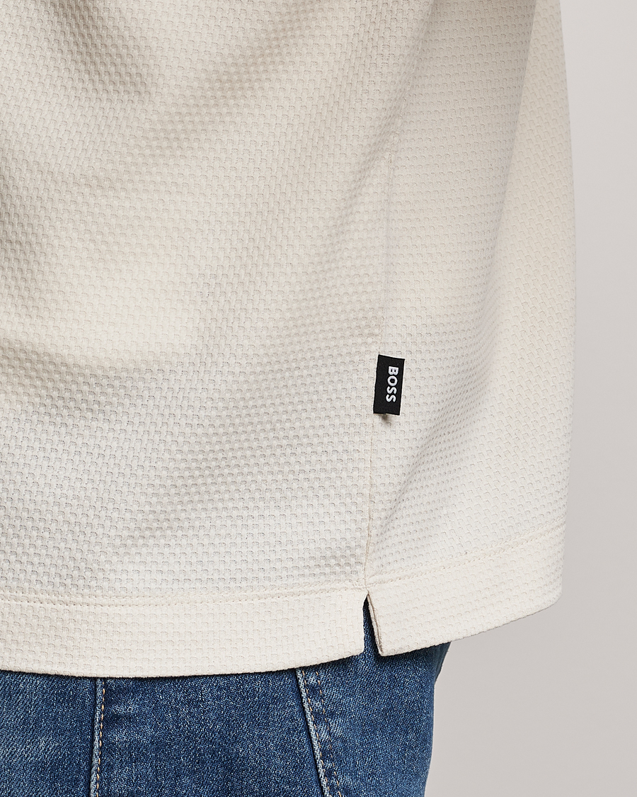 Herre | Polotrøjer | BOSS BLACK | Paras Structured Polo Open White
