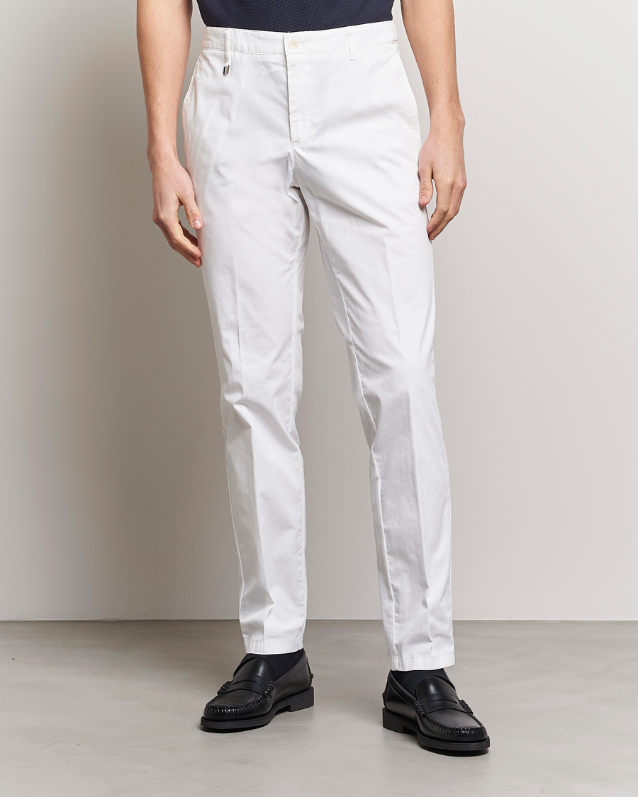 Herre |  | BOSS BLACK | Genius Cotton Trousers White