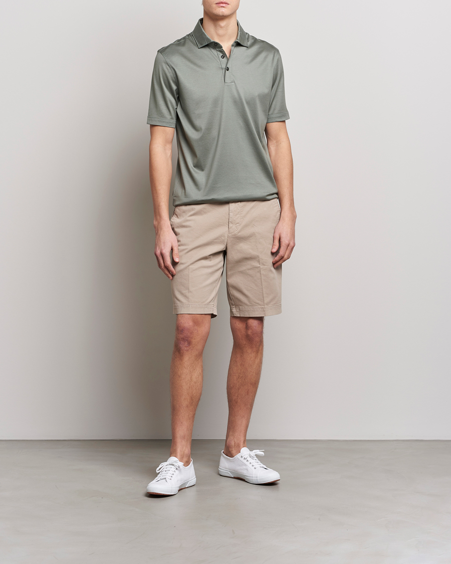 Herre | Shorts | BOSS BLACK | Slice Chino Shorts Open Beige