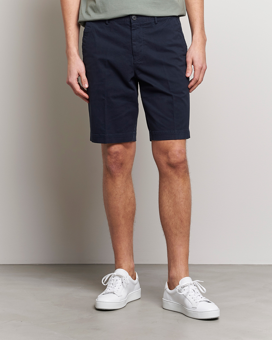 Herre | BOSS BLACK | BOSS BLACK | Slice Chino Shorts Dark Blue