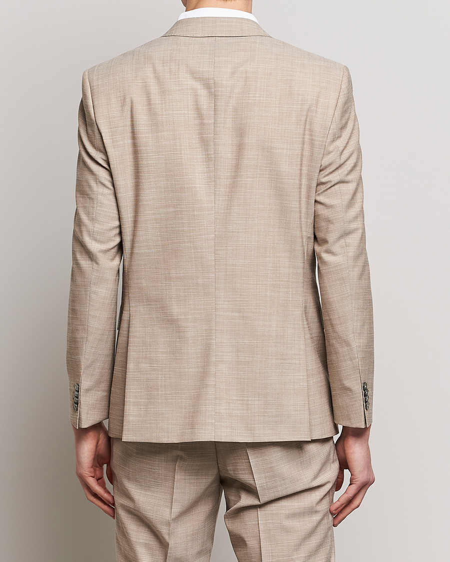 Herre | Blazere & jakker | BOSS BLACK | Huge Wool/Cotton Blazer Light Beige