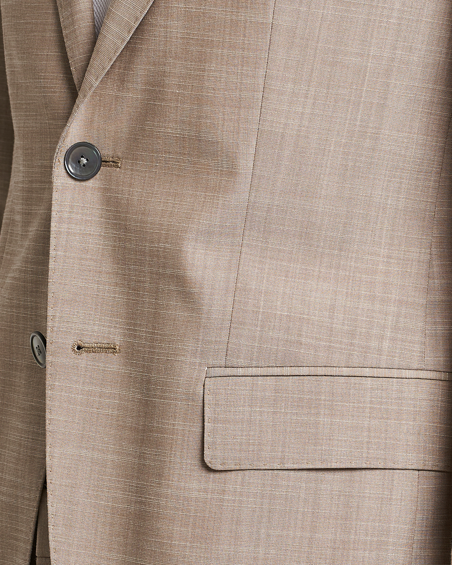 Herre | Blazere & jakker | BOSS BLACK | Huge Wool/Cotton Blazer Light Beige