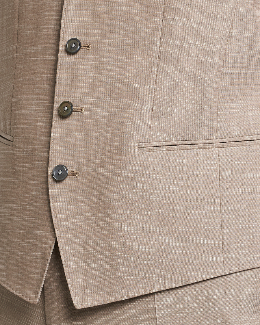 Herre | Blazere & jakker | BOSS BLACK | Huge Wool/Cotton Vest Light Beige