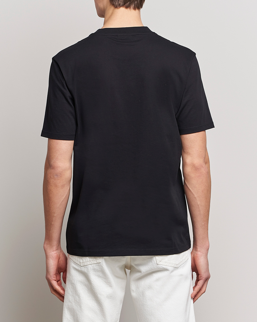 Herre | T-Shirts | HUGO | Ducky Printed Crew Neck T-Shirt Black