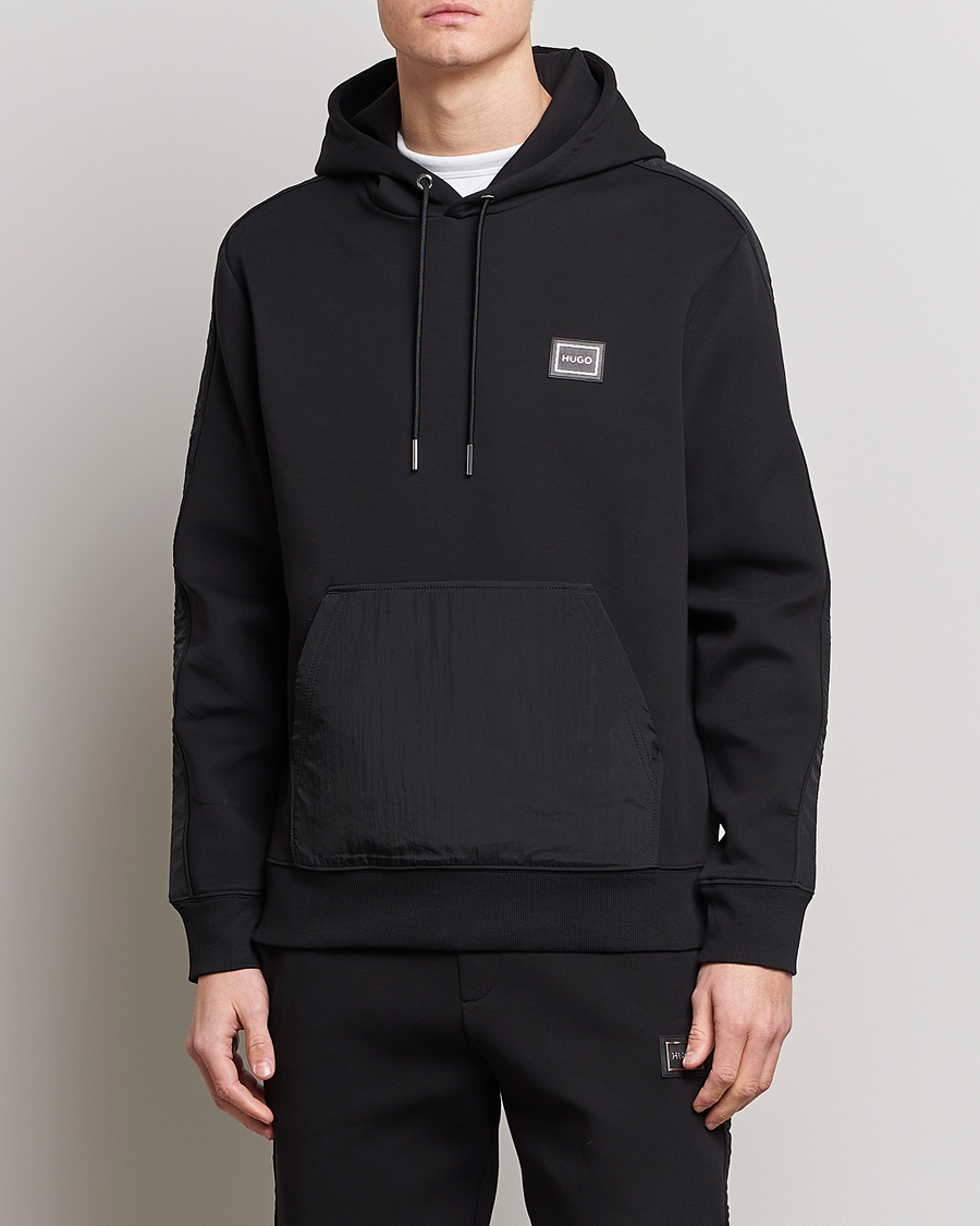 Herre | Trøjer | HUGO | Daulo Logo Hoodie Black