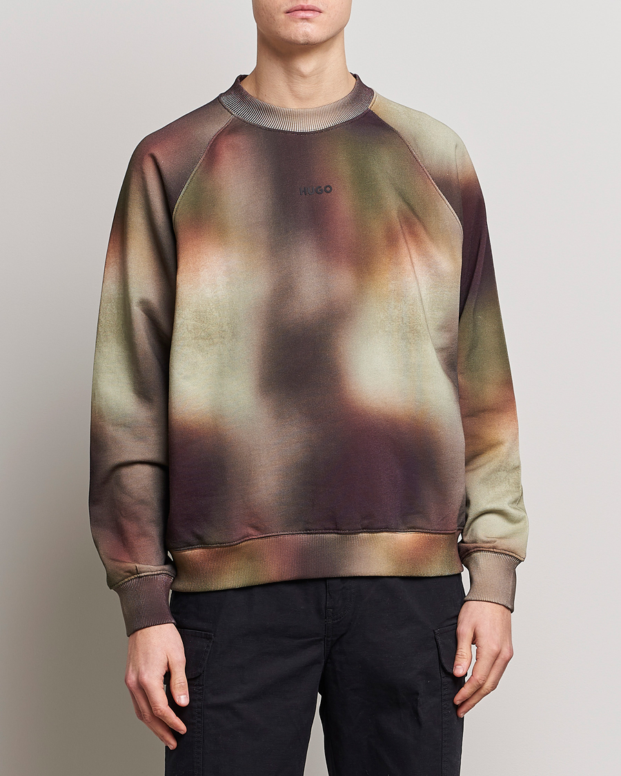 Herre | Trøjer | HUGO | Dopiapo Camo Crew Neck Sweatshirt Multi