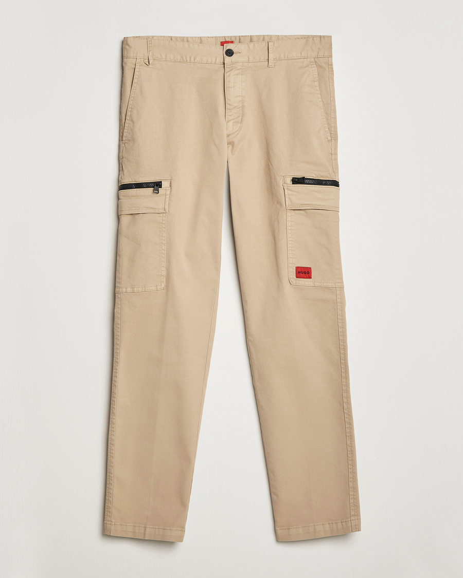Herre | Bukser | HUGO | Glian Ripstop Cargo Pants Medium Beige