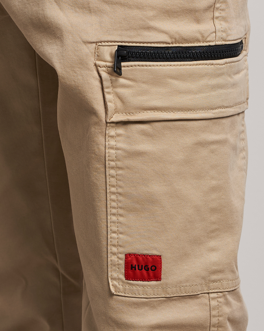 Herre | Bukser | HUGO | Glian Ripstop Cargo Pants Medium Beige