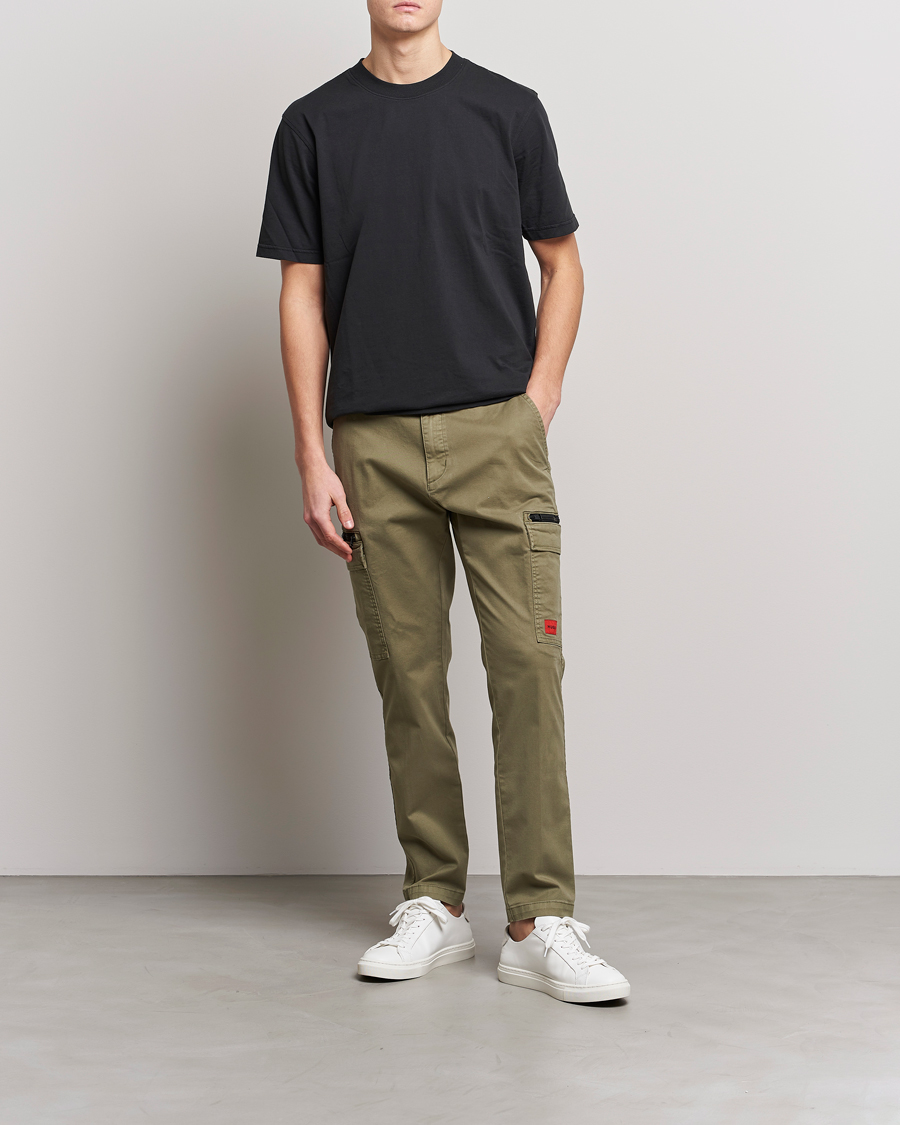 Herre | Bukser | HUGO | Glian Ripstop Cargo Pants Open Green