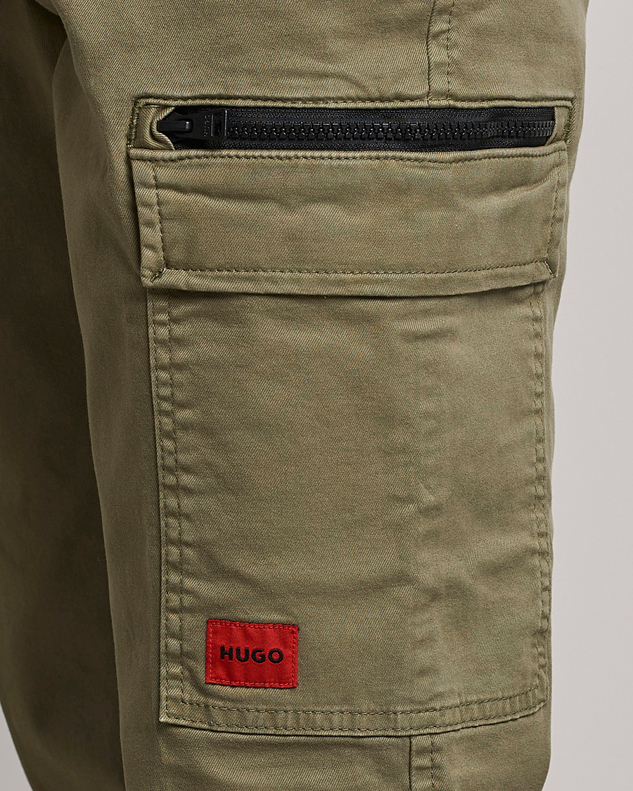 Herre | Bukser | HUGO | Glian Ripstop Cargo Pants Open Green