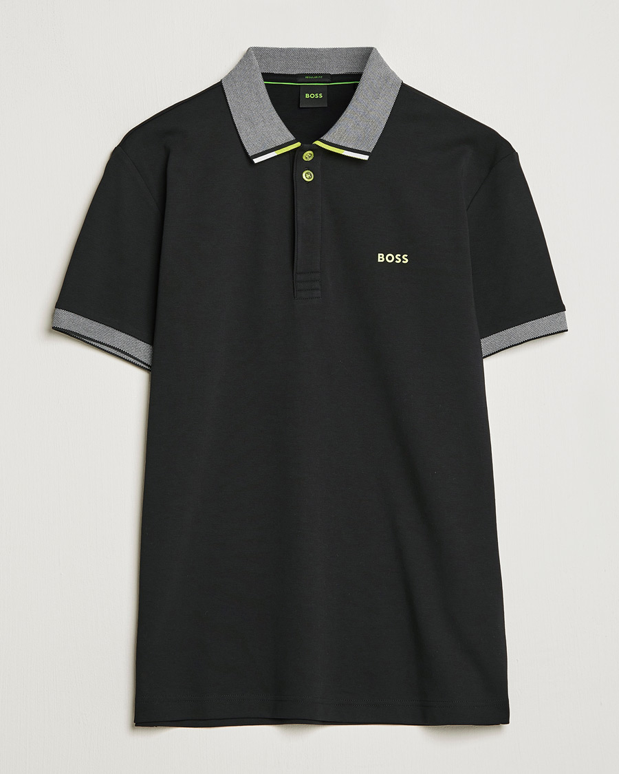 Herre | Polotrøjer | BOSS GREEN | Paddy Performance Piké Black