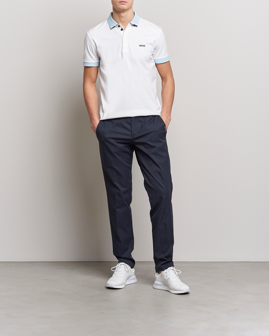Herre | Polotrøjer | BOSS GREEN | Paddy Performance Piké White